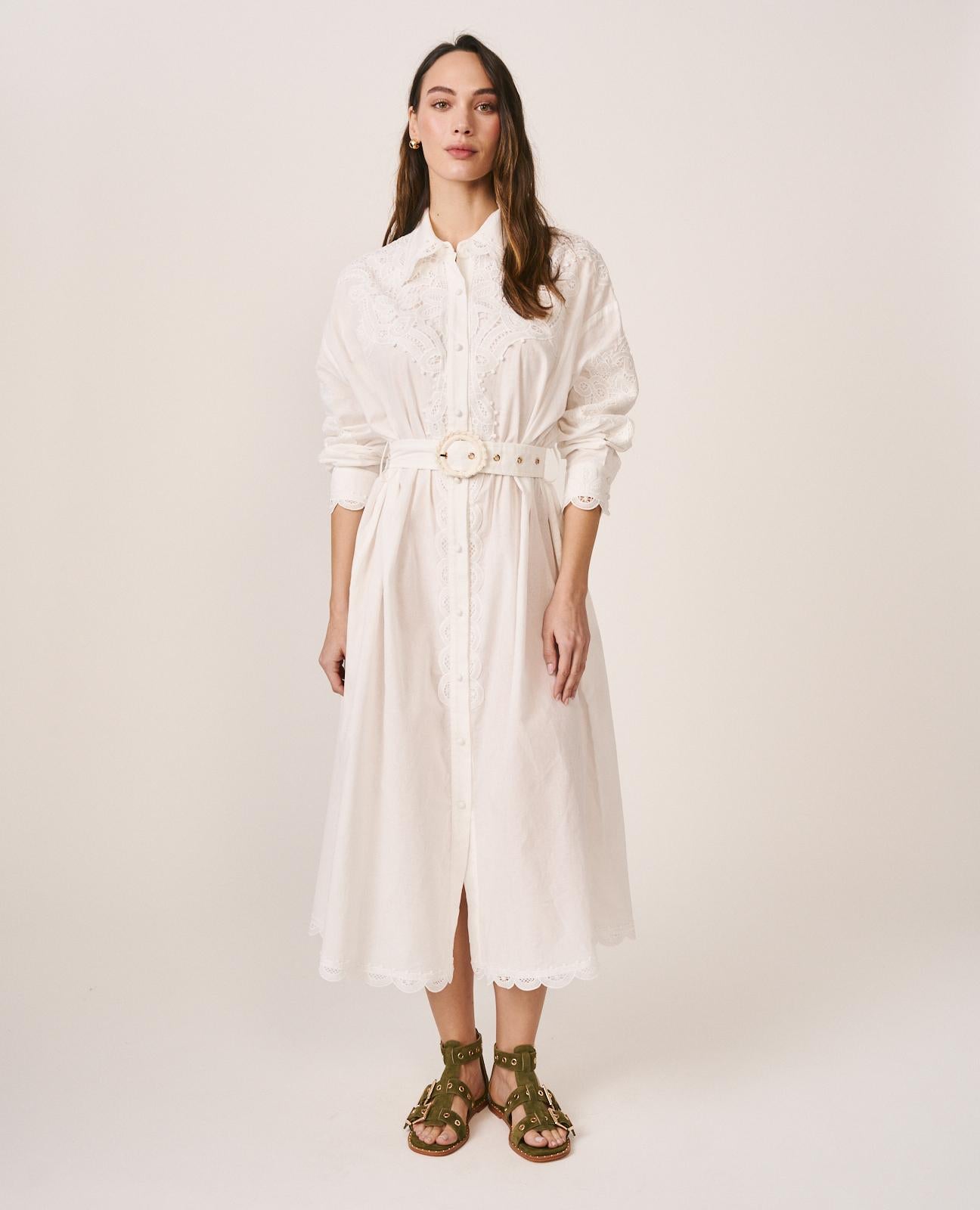 EMBROIDERED DRESS