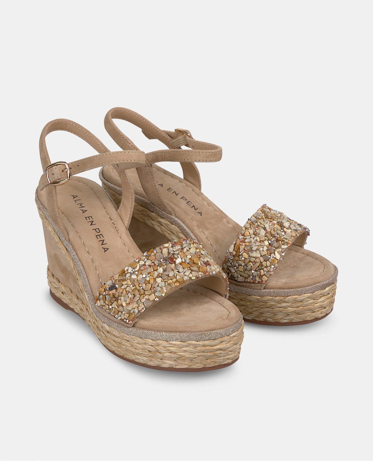 CUÑA TIRA CUBIERTA DE PEDRERÍA