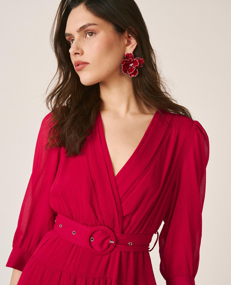 VESTIDO LONGO DE GASA