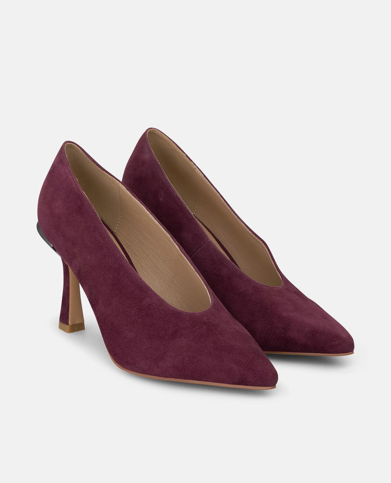 ZAPATO TACÓN DE ANTE