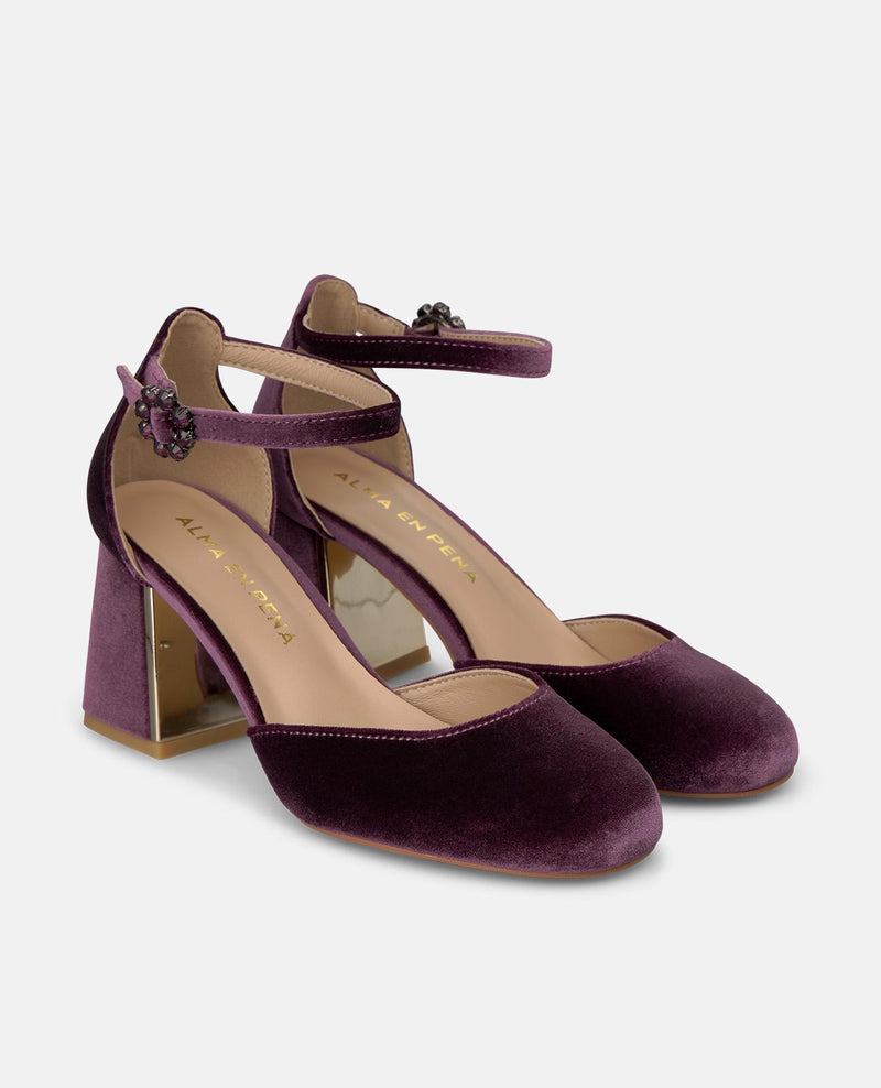 ZAPATO SALÓN DE TERCIOPELO