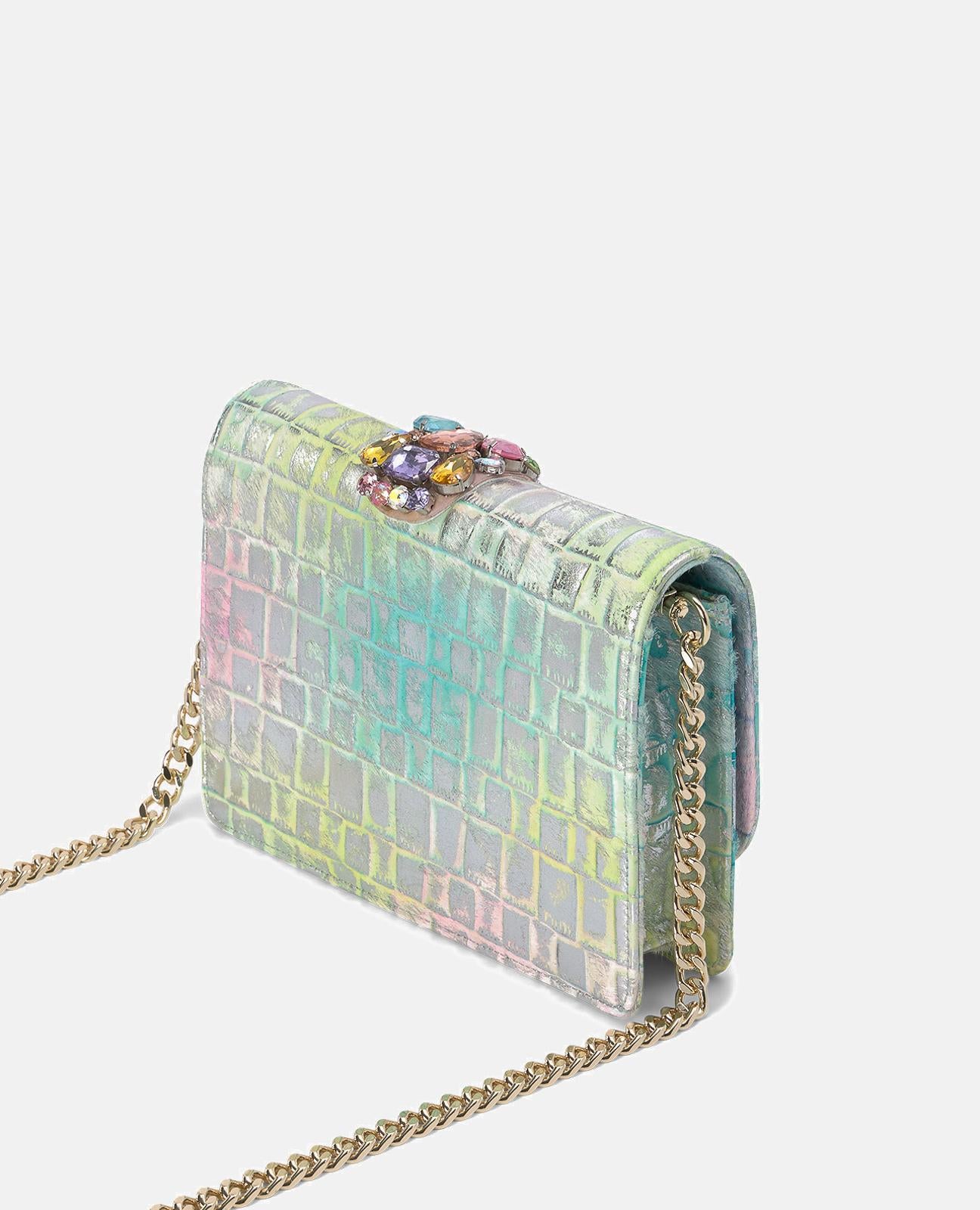 BOLSO BANDOLERA SOLAPA SERPIENTE