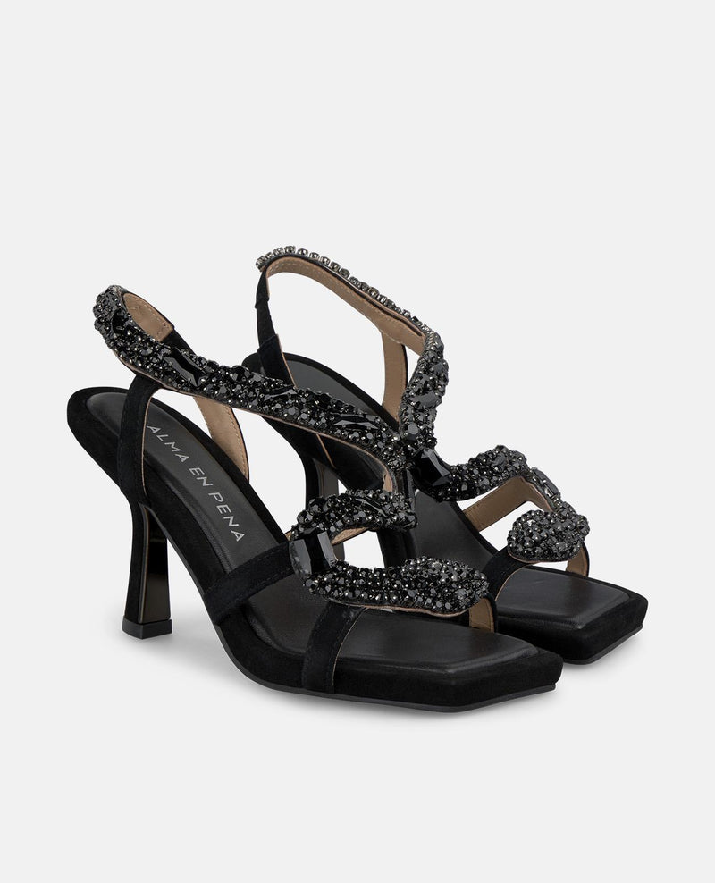 SANDALIA PEDRERÍA SERPIENTE