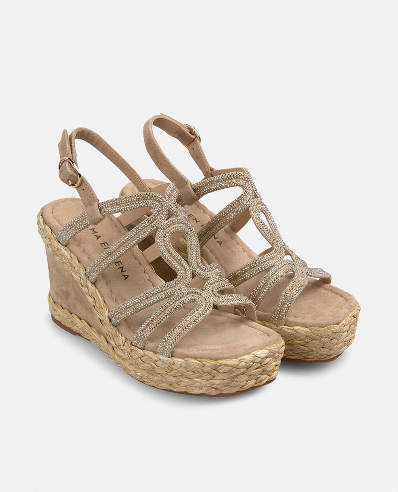 CRISSCROSS WEDGE SANDAL