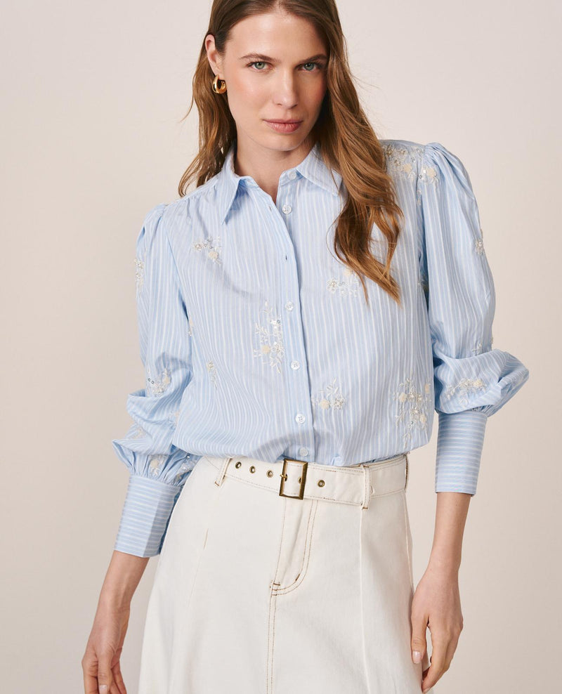 CAMISA POPELÍN RAYAS