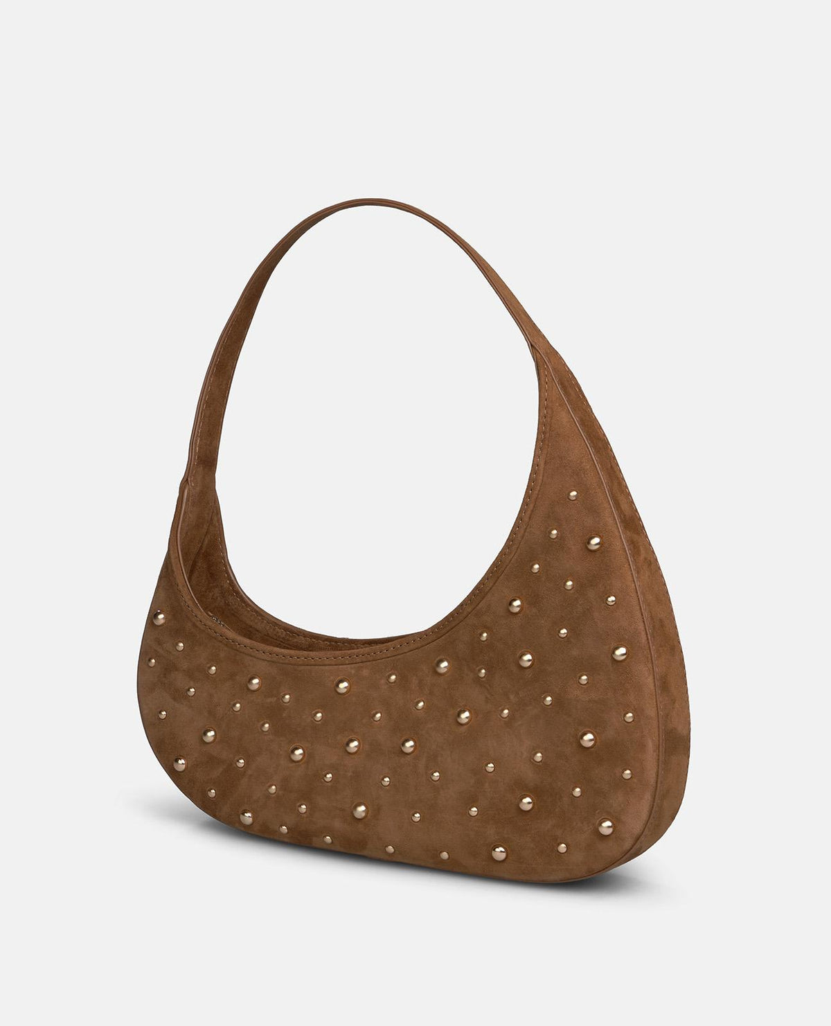 BOLSO HOBO SUEDE CON TACHAS