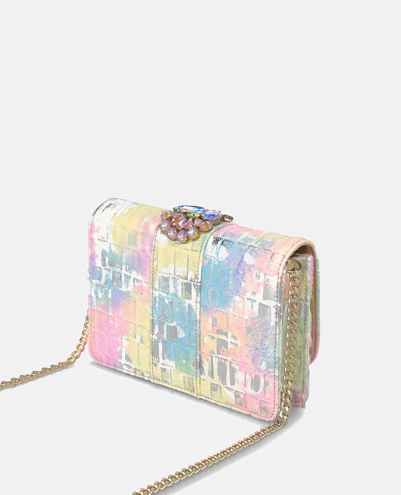 CLUTCH BAG WITH RHINESTONES