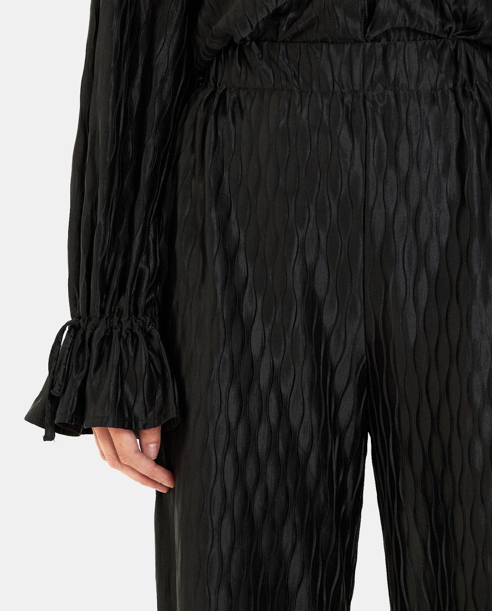 PANTALON FLUIDE TEXTURÉ