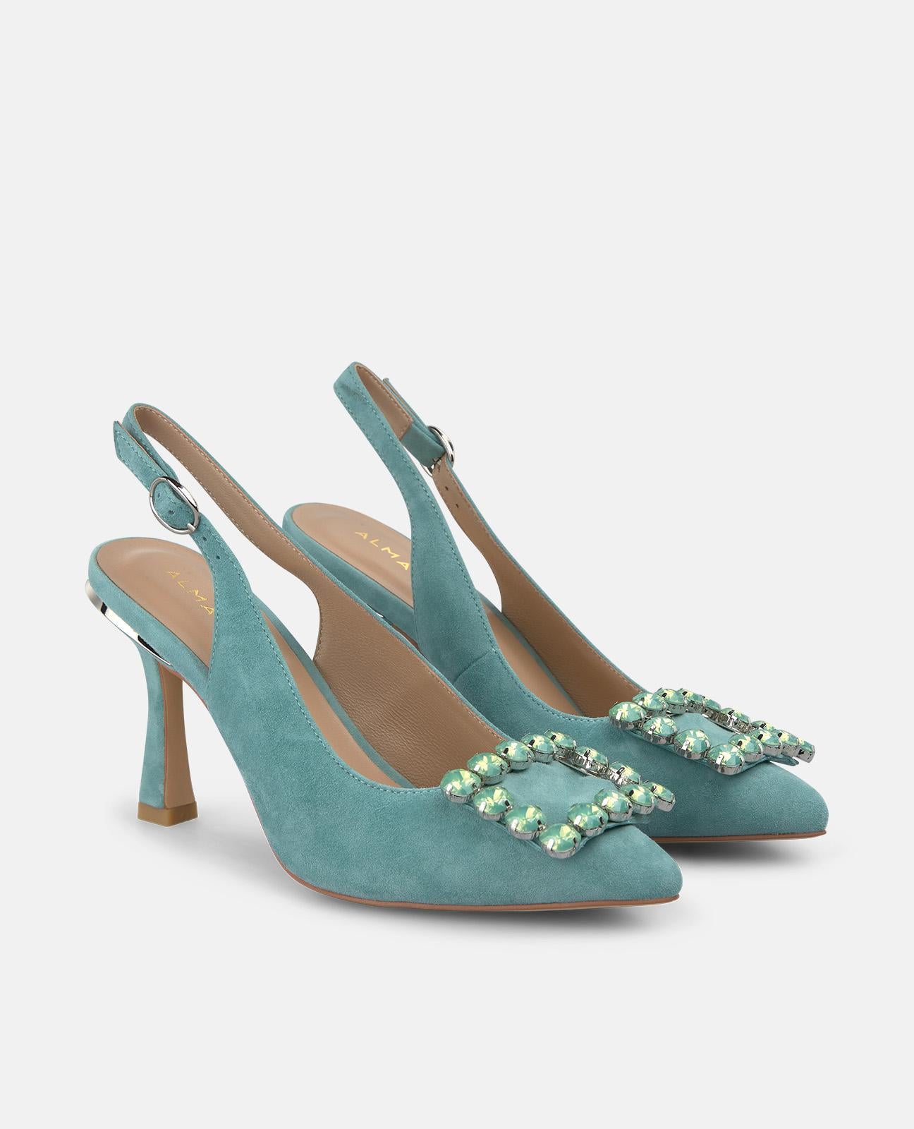 SALON DESTALONADO CON HEBILLA PEDRERIA