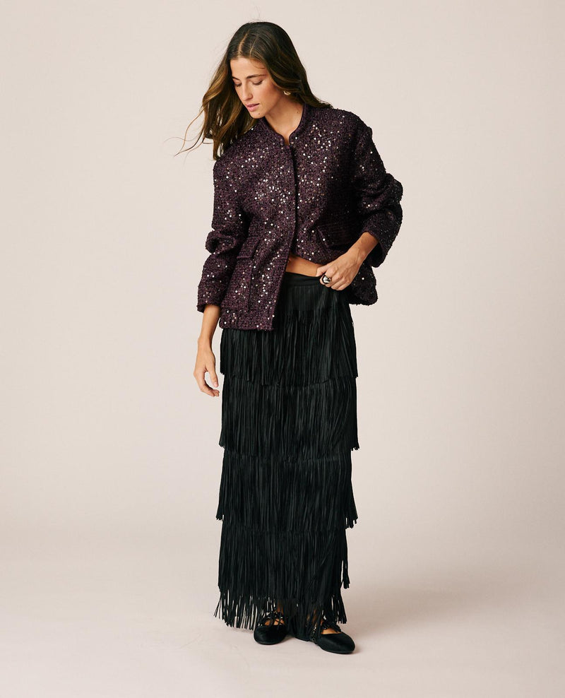 SKIRT WITH FRINGE