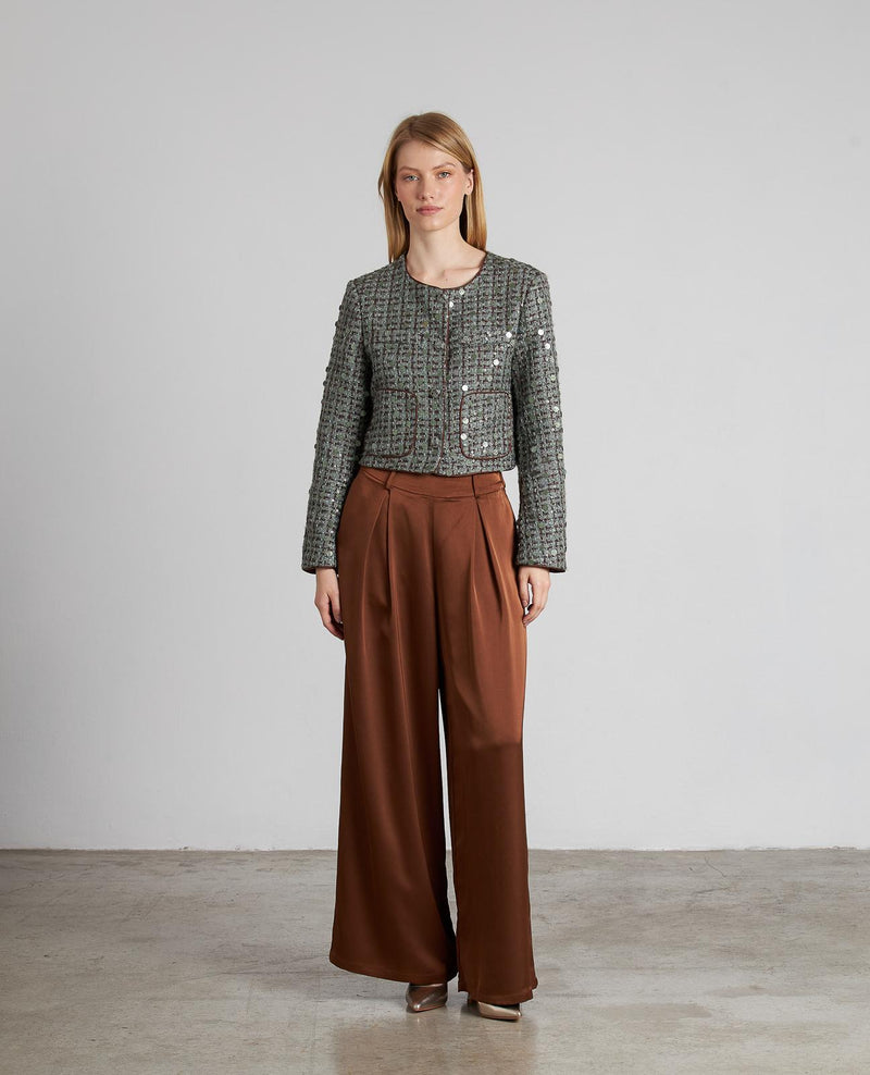 SEQUIN STRUCTURE JACKET