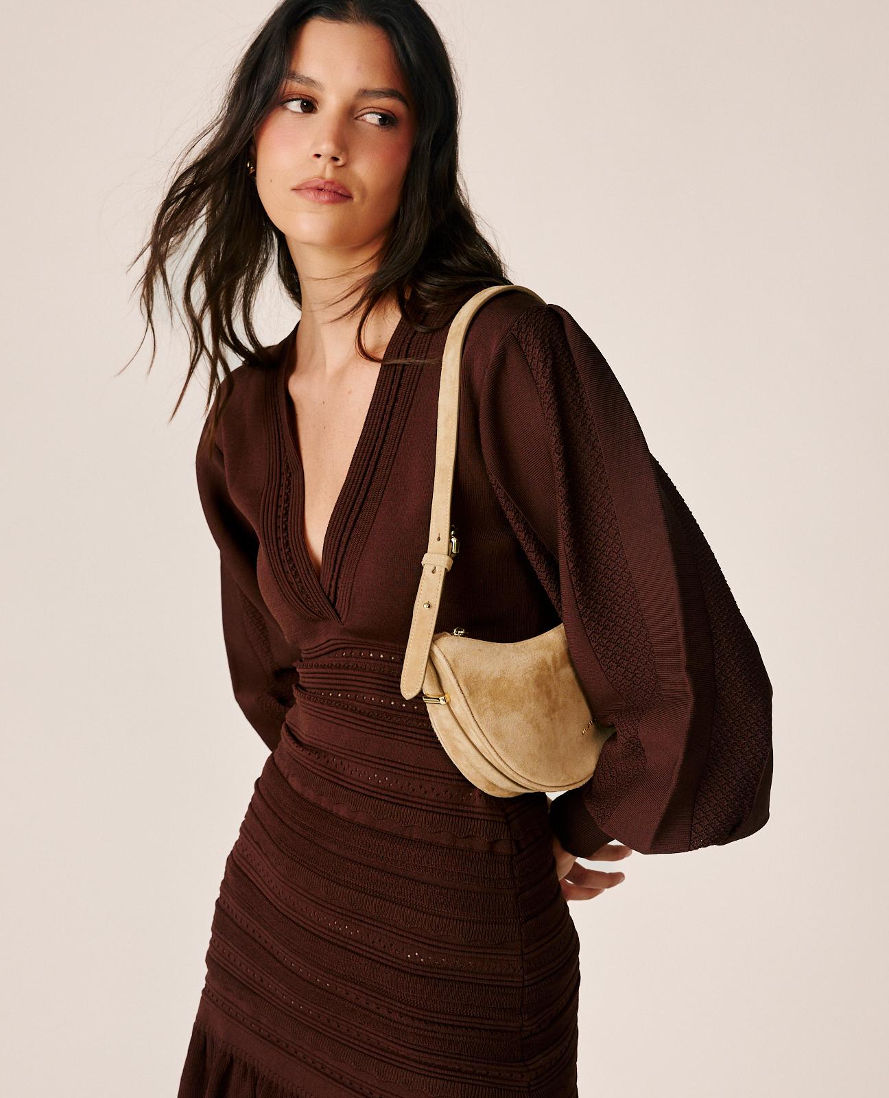 VESTIDO MINI PUNTO TEXTURIZADO