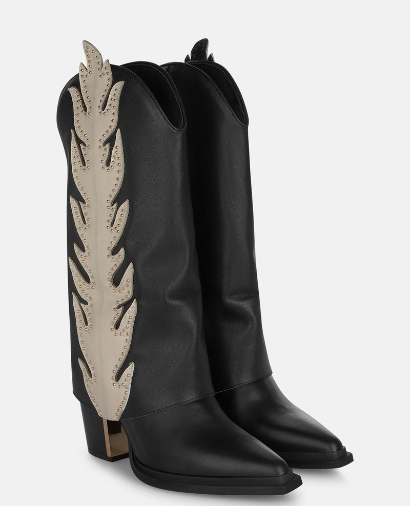 BOTA POLAINA LLAMAS TACHAS