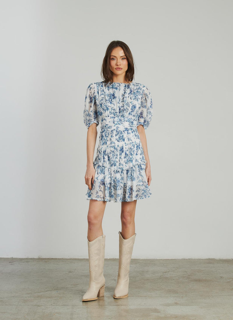 VESTIDO CORTO FRUNCES