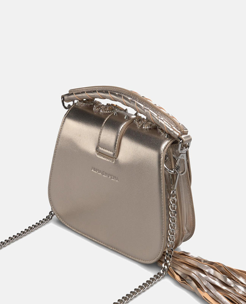 SACO DE MÃO COM MISSANGAS