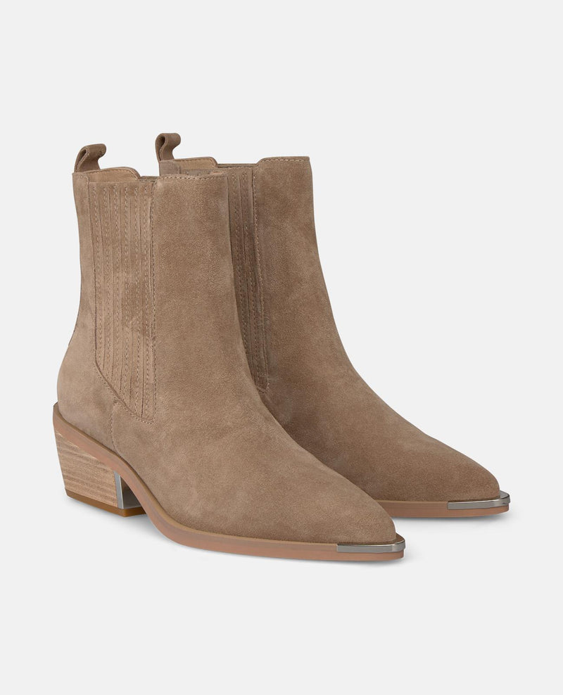 BOTTINES PLATES AVEC ÉLASTIQUE