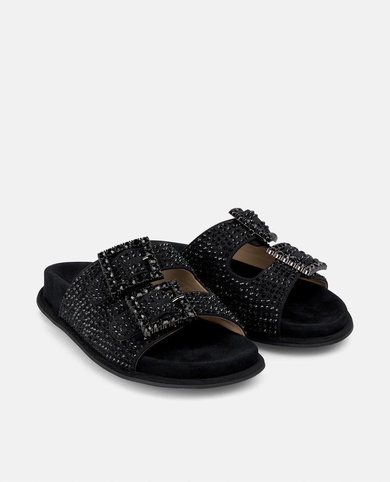 SANDALIA PLANA DOBLE HEBILLA