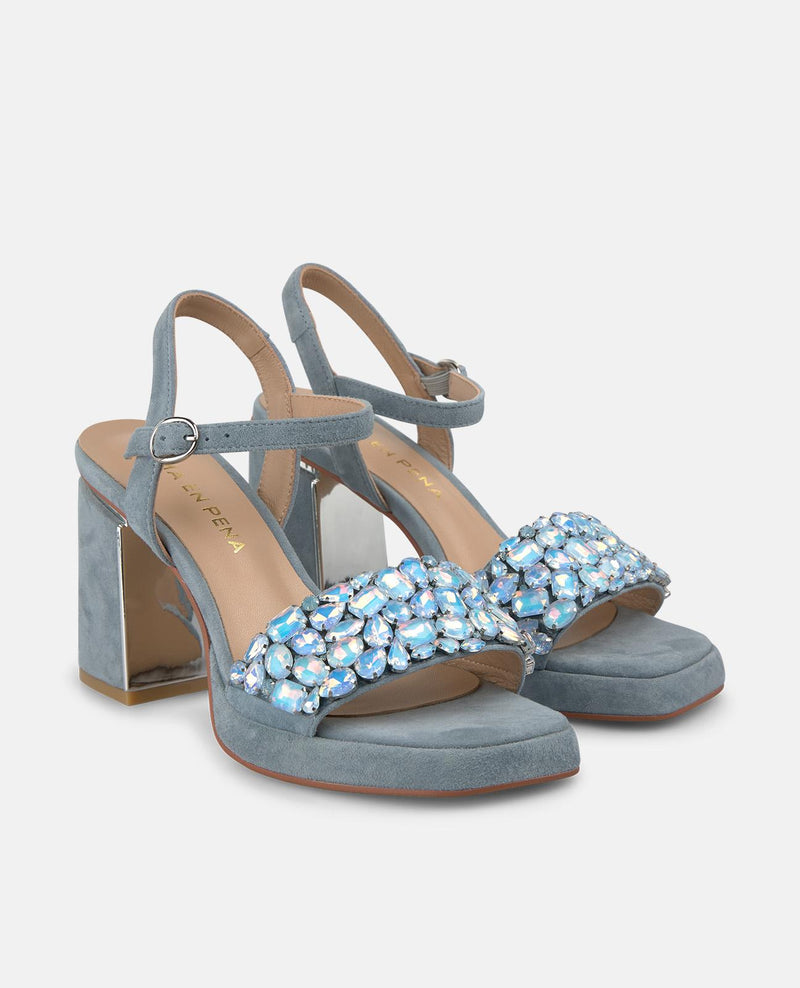 SANDALIA PEDRERIA FRONTAL