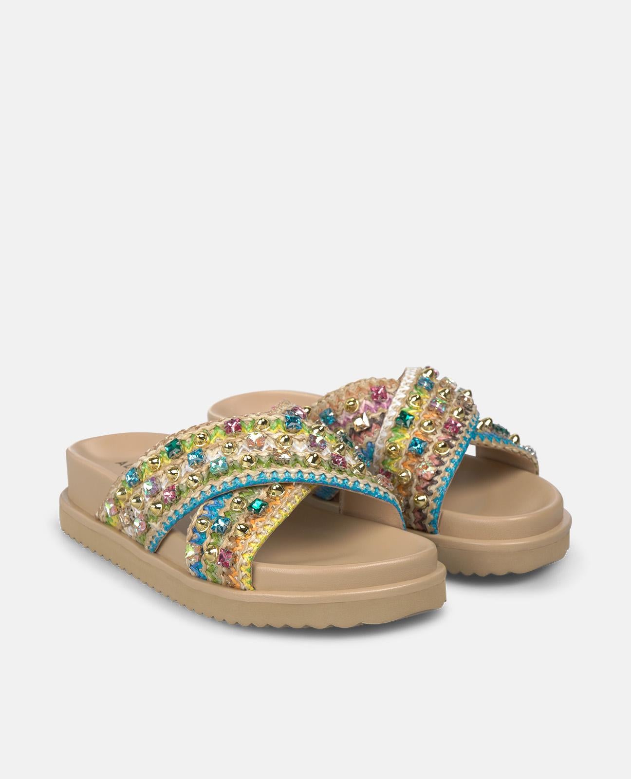 SANDALIA DOBLE TIRA CRUZADA