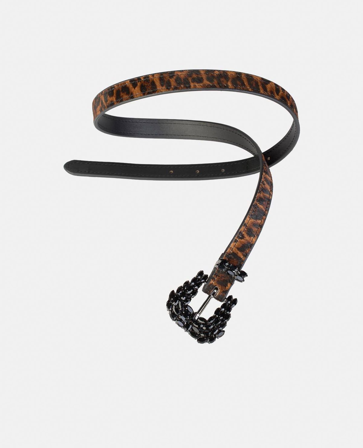 CINTURÓN ESTAMPADO HEBILLA JOYA