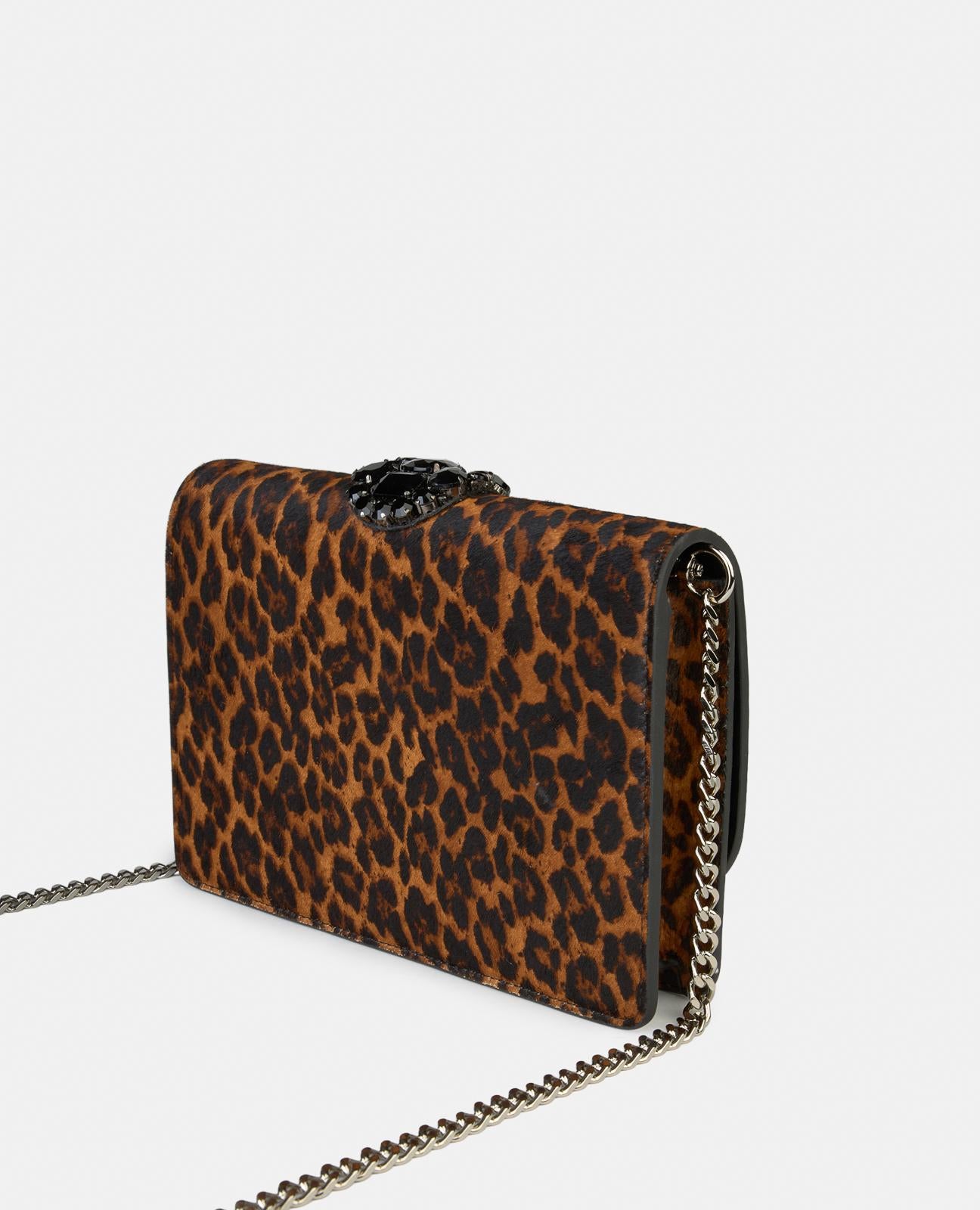 SNAKE FLAP SHOULDER BAG