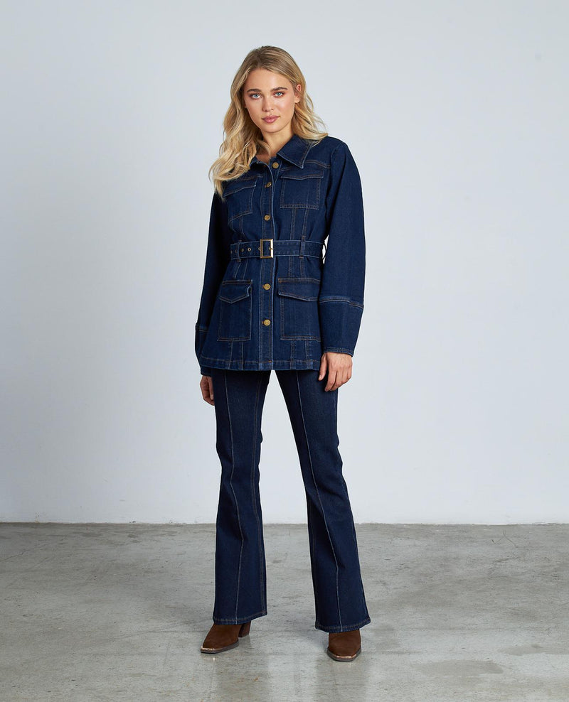 PANTALÓN VAQUERO ACAMPANADO