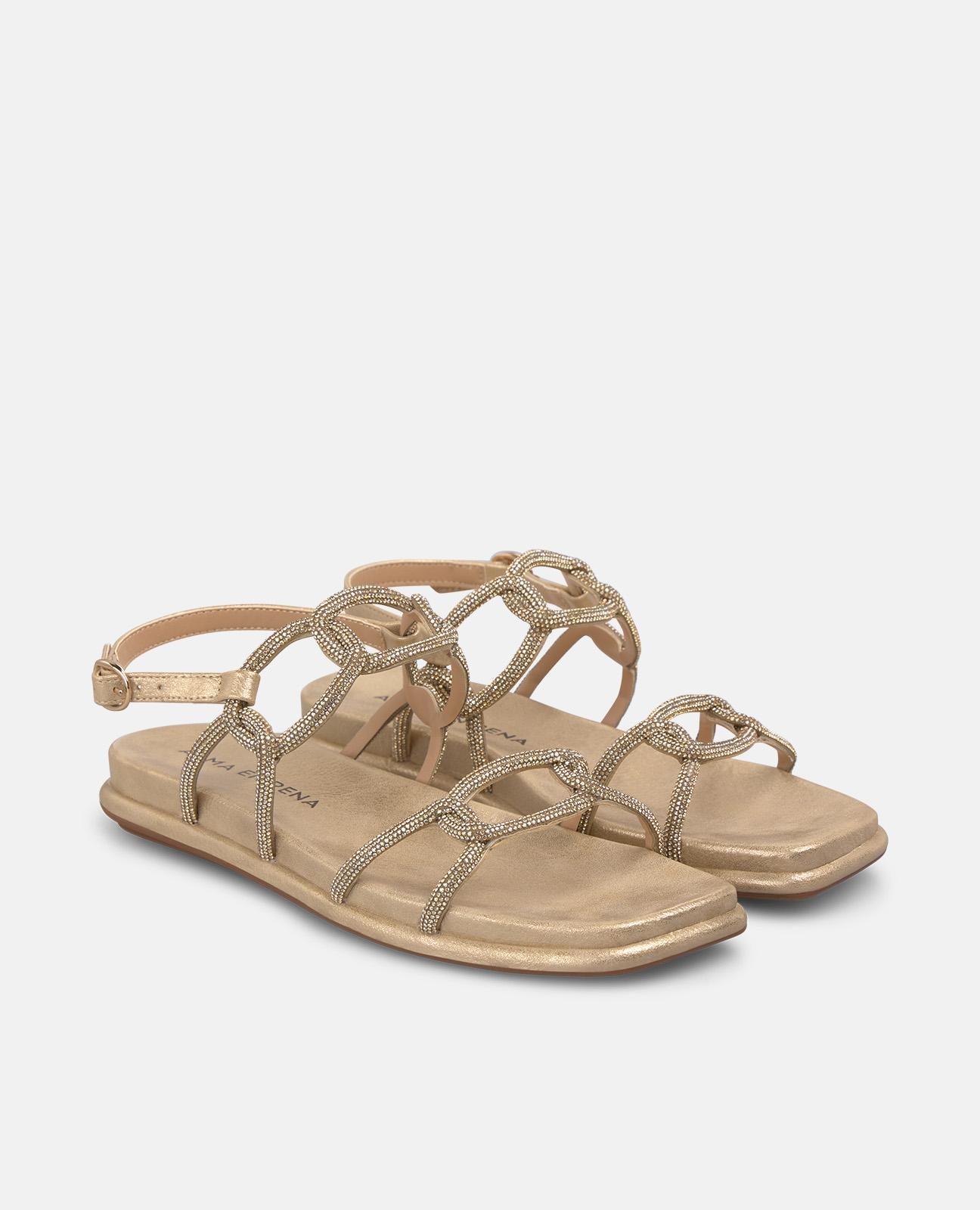 FLAT INTERLACED SANDAL