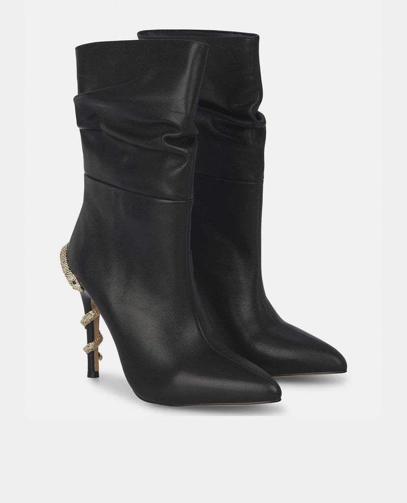 BOTÍN TACÓN DE SERPIENTE