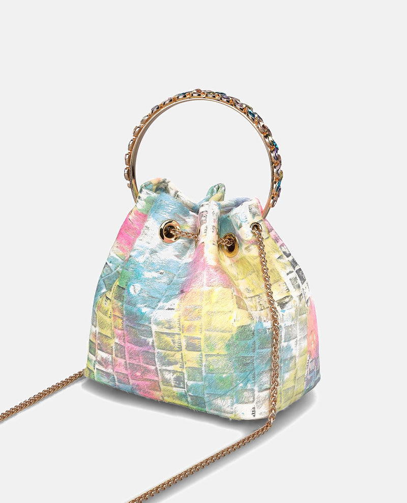 BOWLER BAG WITH PENDANT DETAIL