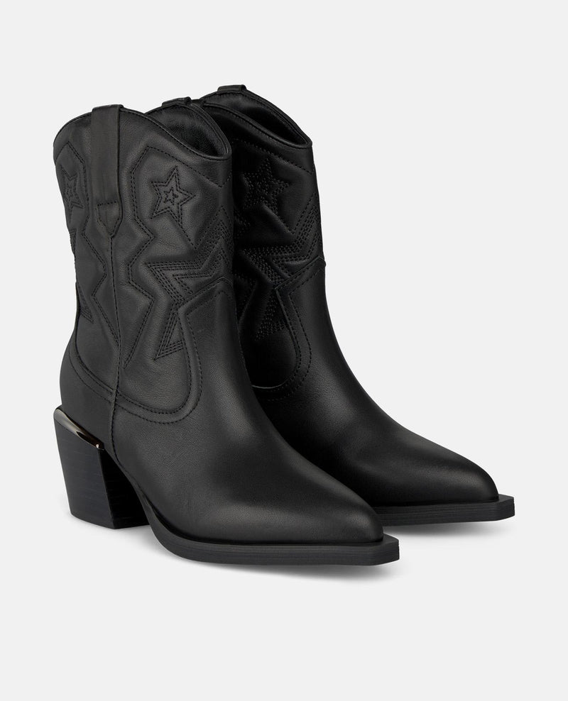 BOTTE DE CHEVILLE À PETIT TALON