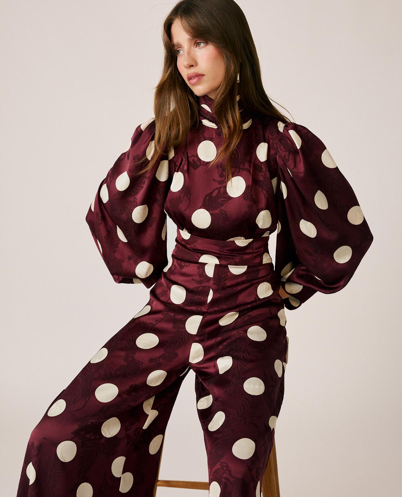MONO LARGO JACQUARD ESTAMPADO