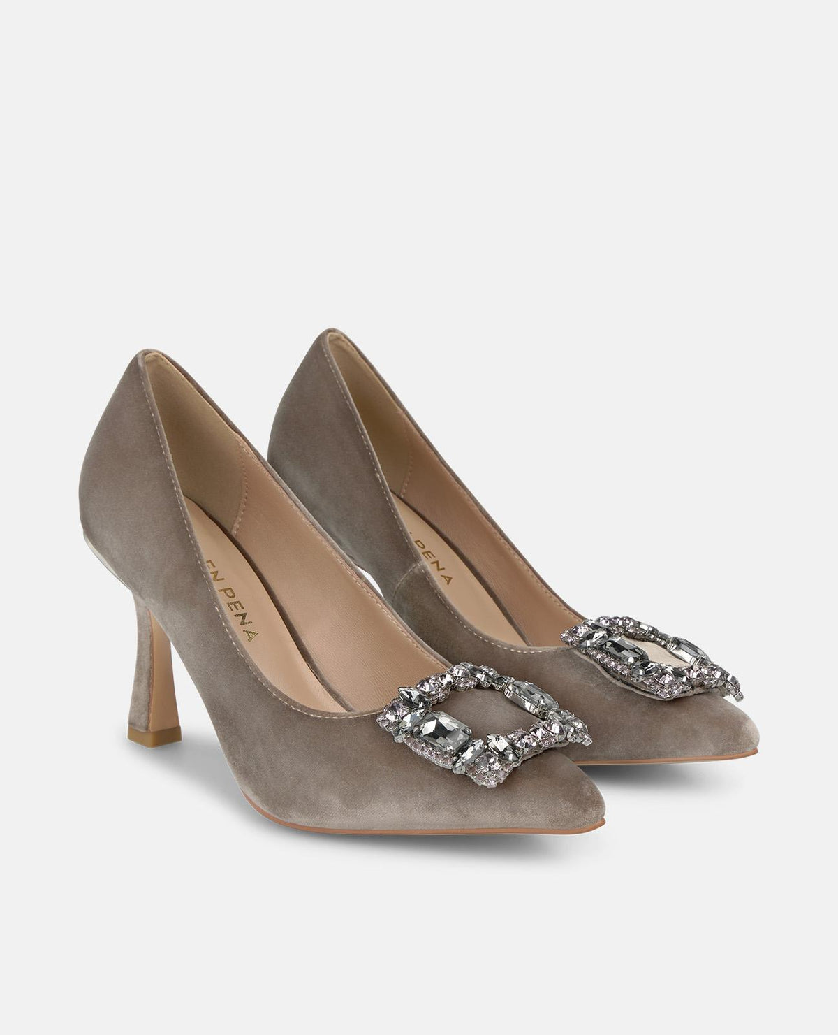 FLOWER HEELED SHOE