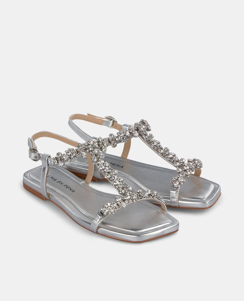 SANDALIA ABALORIOS MULTICOLOR