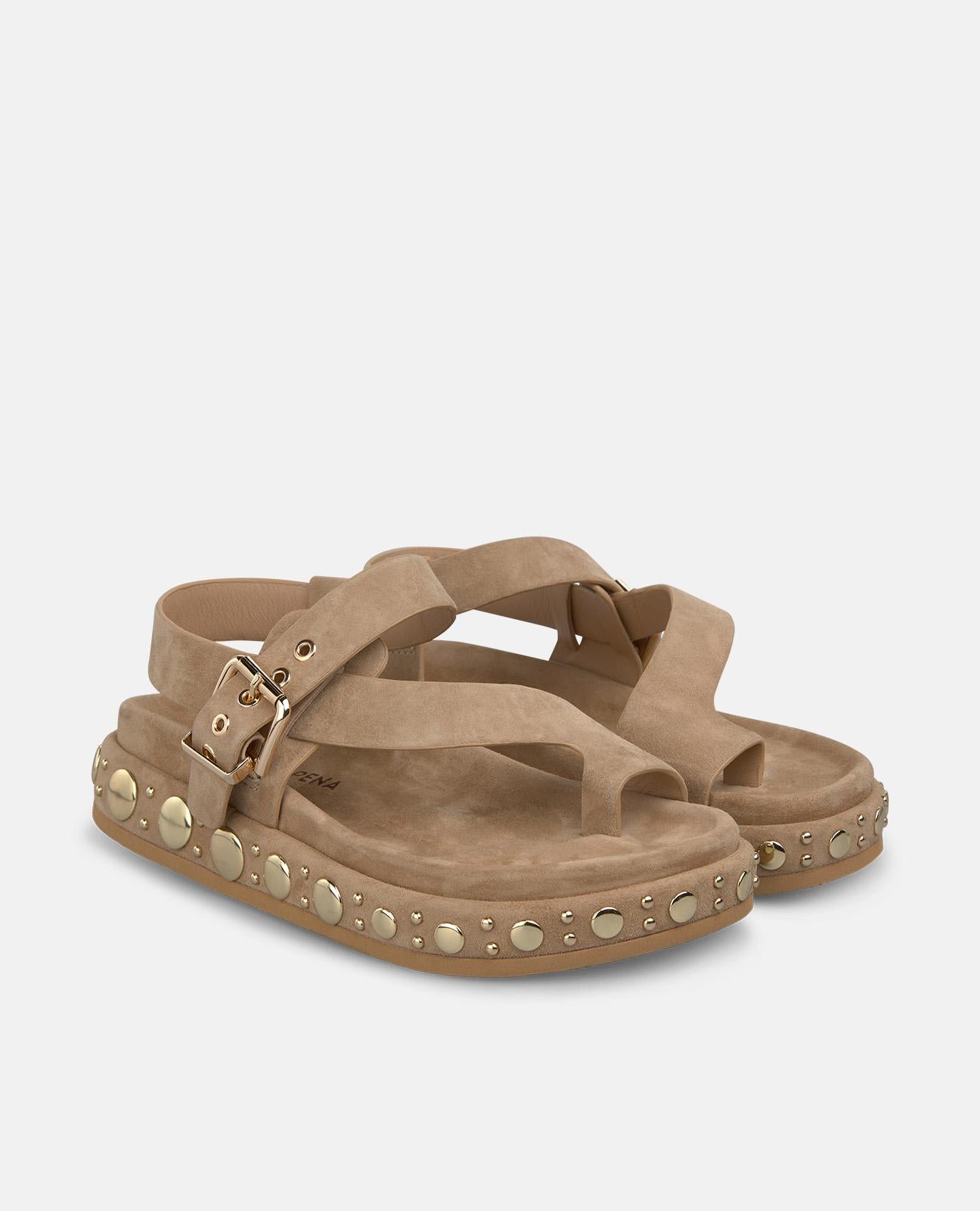 SANDALIA PLATAFORMA TACHAS MULTICOLOR