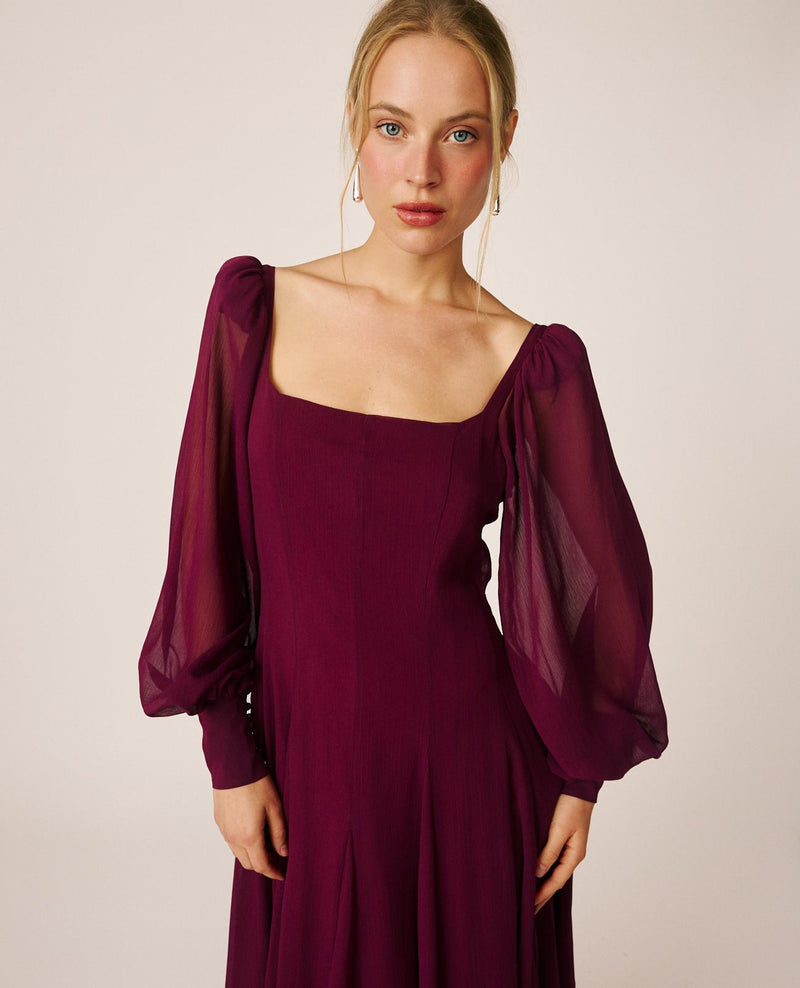 VESTIDO LARGO GASA