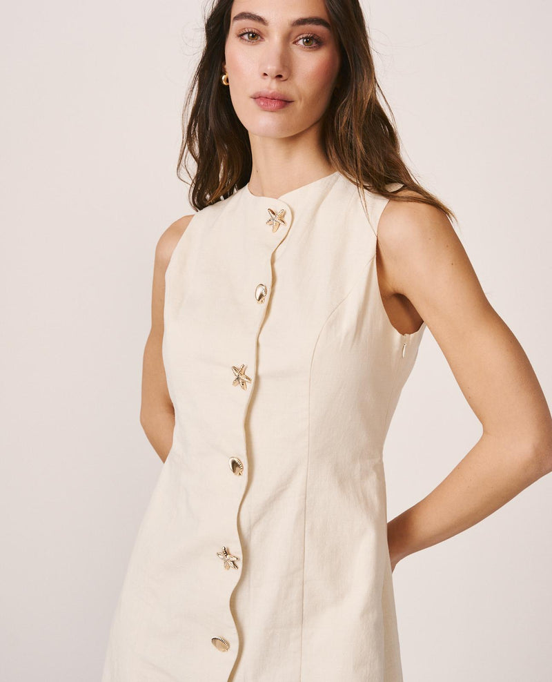 VESTIDO MINI LISO