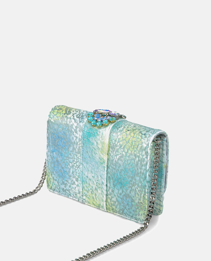 CLUTCH BAG WITH RHINESTONES