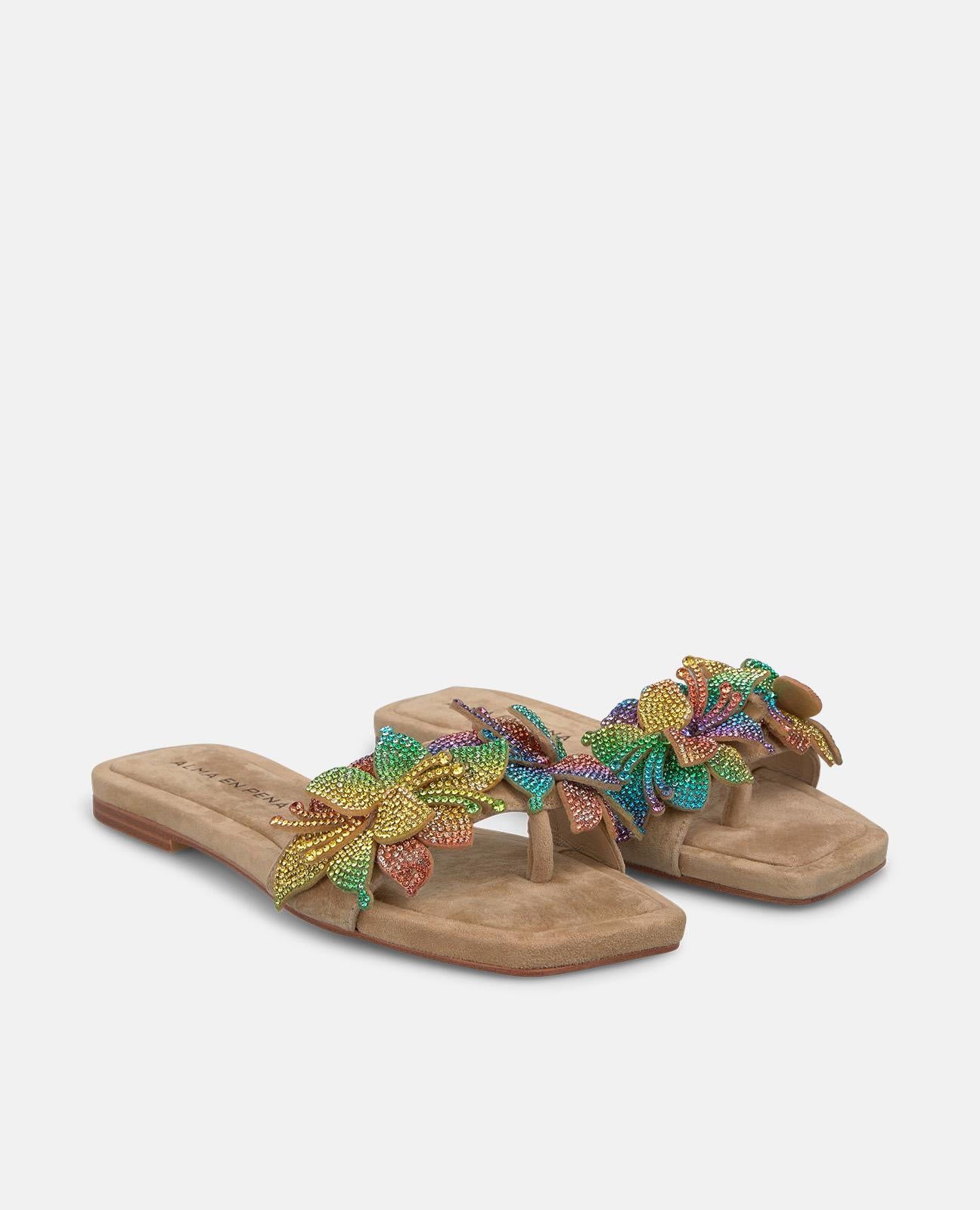FLAT SANDAL FLOWERS