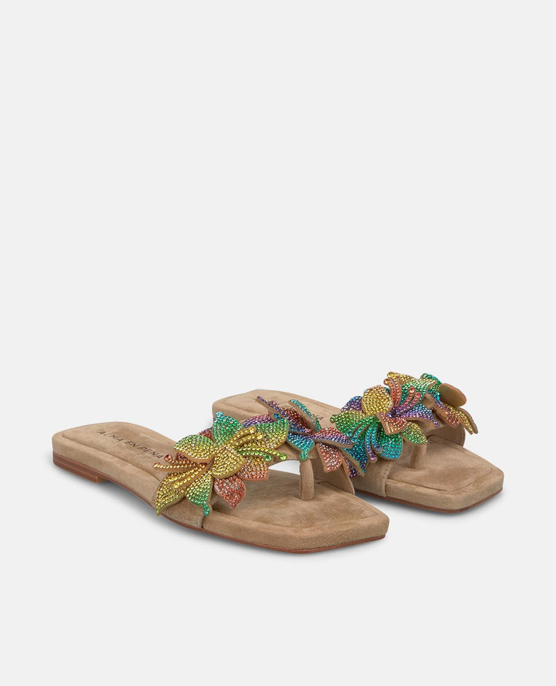 FLAT SANDAL FLOWERS