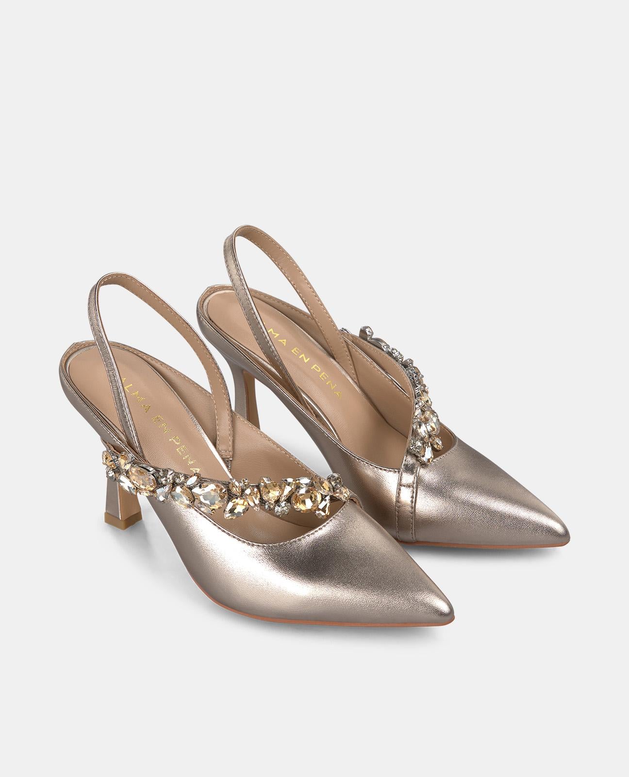 ZAPATO TACÓN DOBLE TIRA