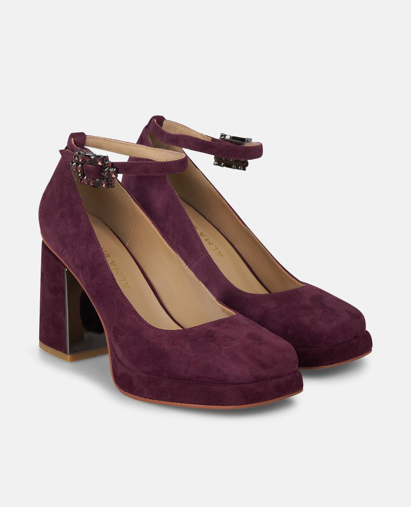 ZAPATO TACÓN ANCHO HEBILLA