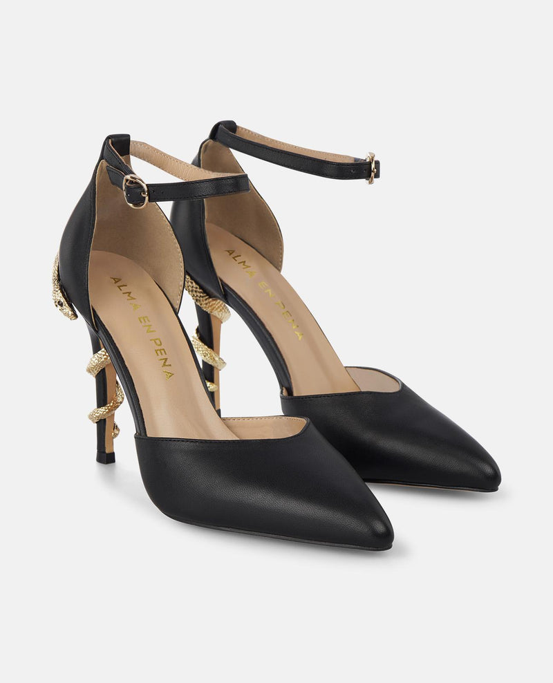 SAPATOS COM SALTO DE COBRA