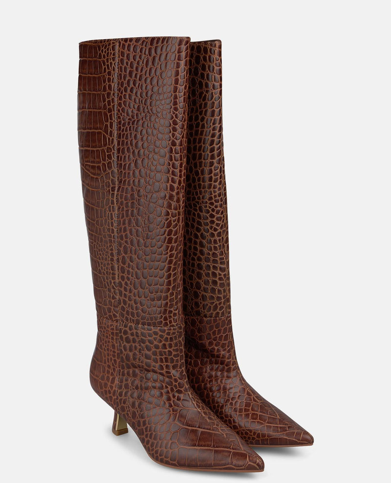BOTA DE PIEL ANIMAL PRINT