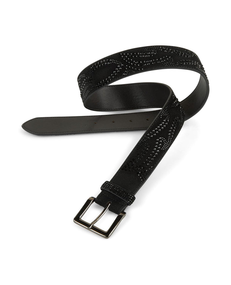 FLAMMENGÜRTEL MIT STRASSSTEINEN