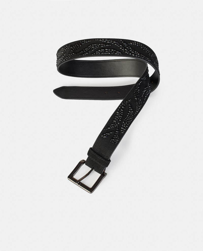 BELT FLAMES RHINESTONES