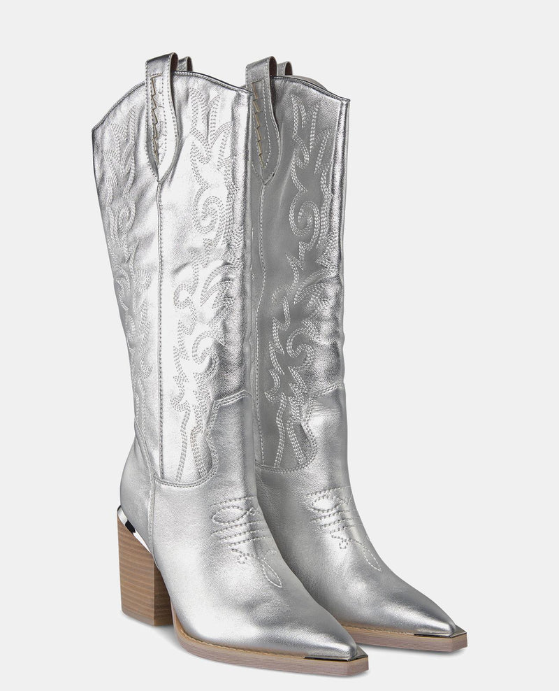 BESTICKTER COWBOY-STIEFEL MIT ABSATZ