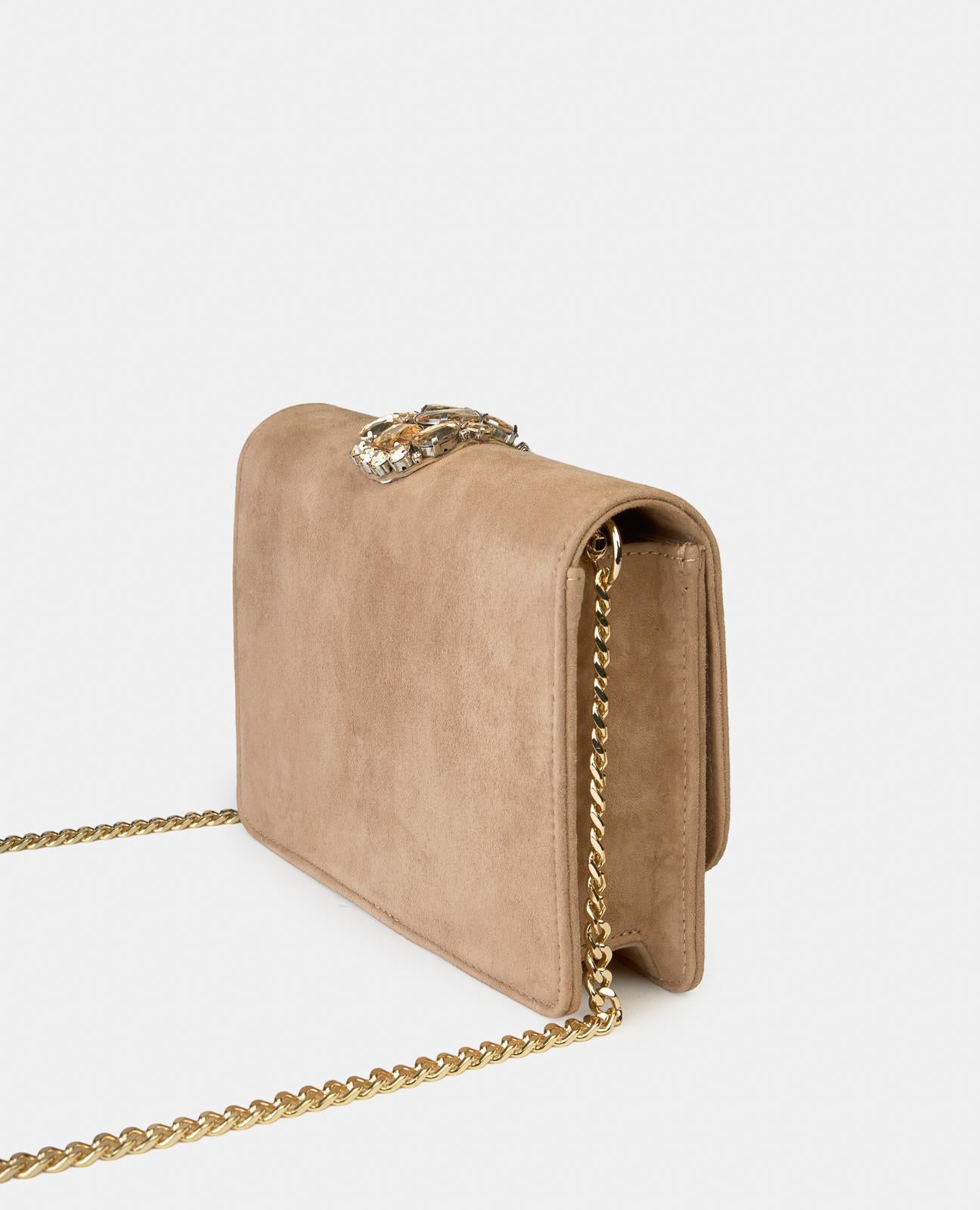 BOLSA DE OMBRO COM ABA DE COBRA