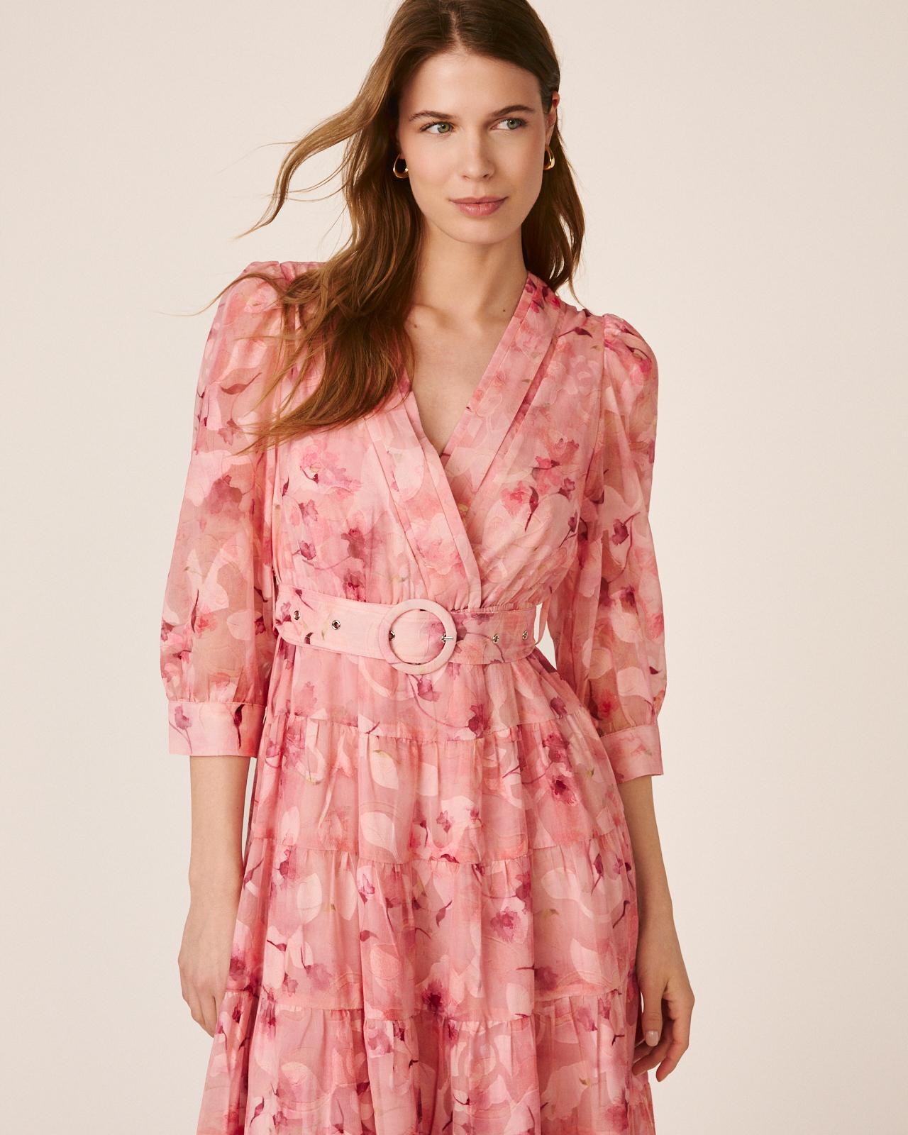 VESTIDO LONGO DE GASA