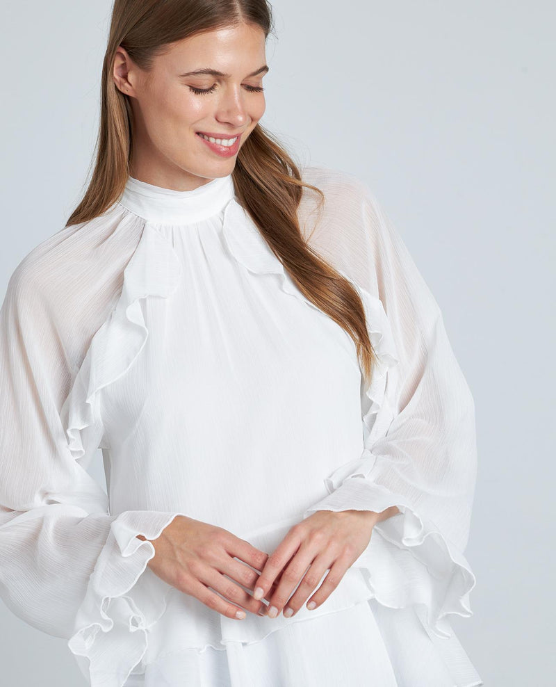 BLUSA VOLANTES LARGA