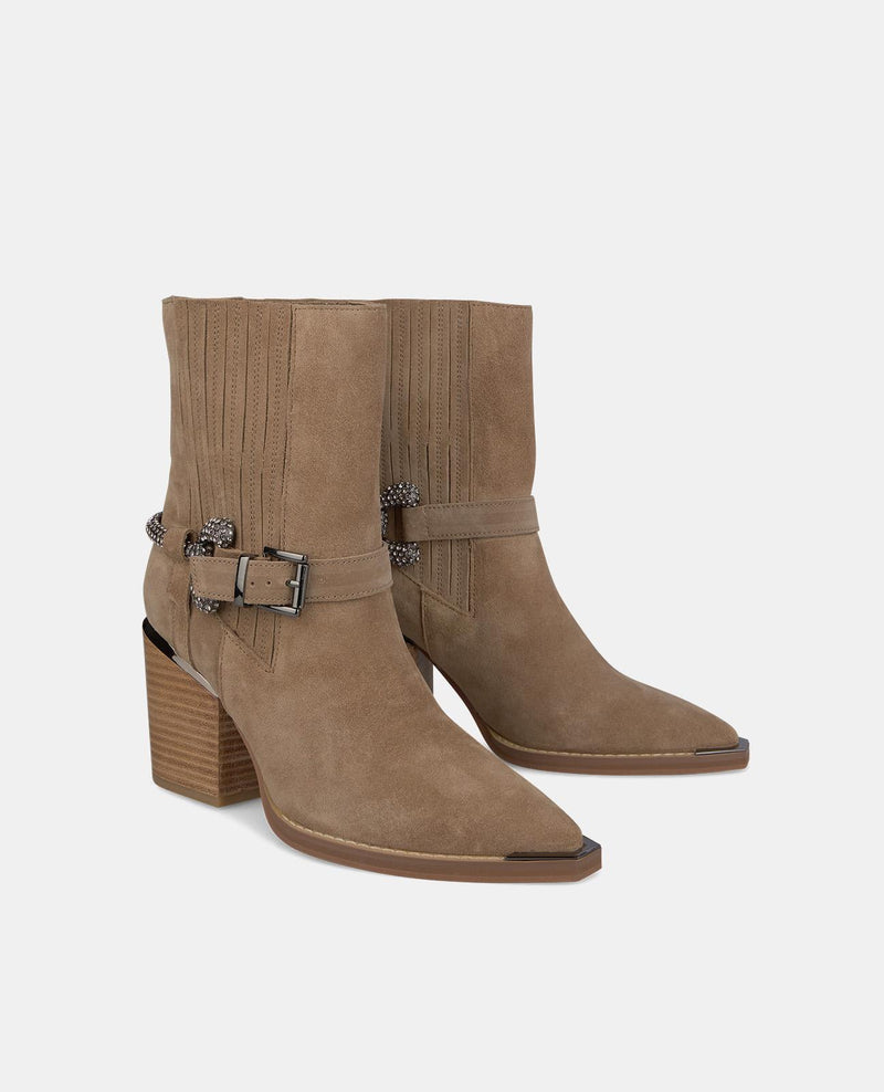 BOTTE DE CHEVILLE AVEC LANIÈRE